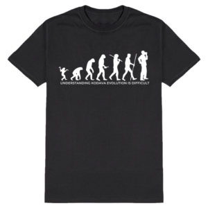 Kodava Evolution - Black Tshirt